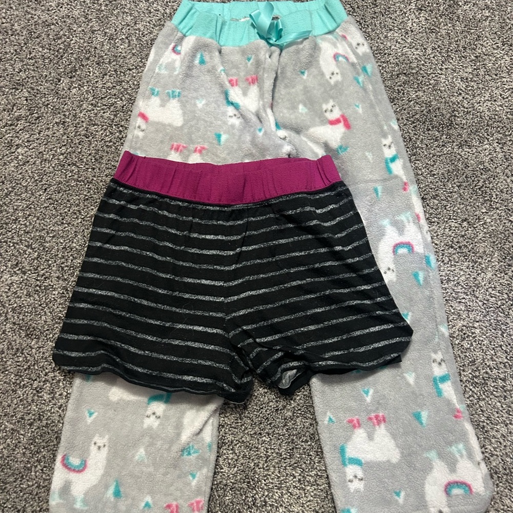 Heritage Gray and Black Pajama Bottoms Comfortable Mix-and-Match